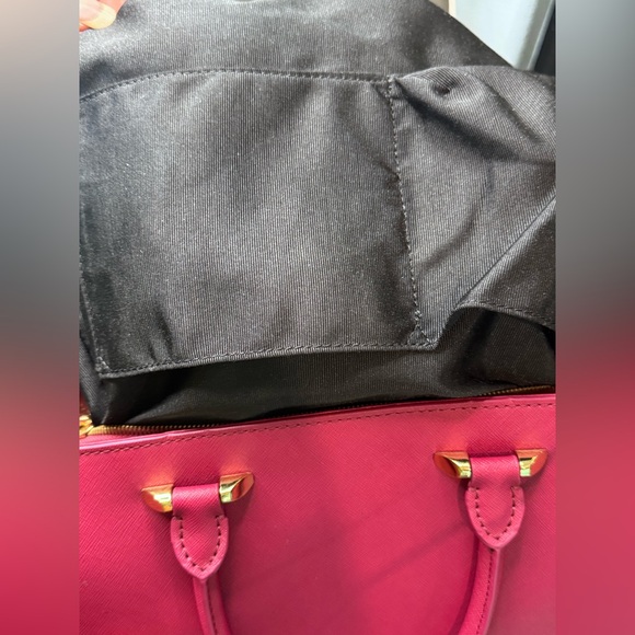 Zac Posen Saffiano Hot Pink Eartha satchel EUC - Picture 17 of 17